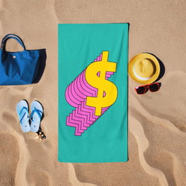 Mijölnir Toalla de playa Dollar Baskili Verde